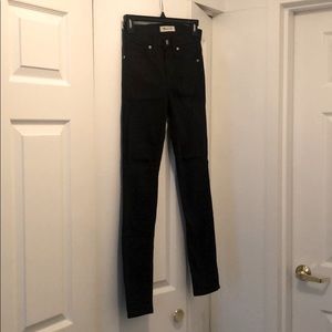 Madewell Size 24 9” High-Rise Skinny Jeans